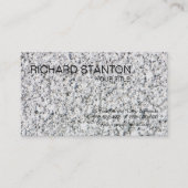 Graniet oppervlaktepatroon visitekaartje (Voorkant)