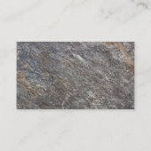 Graniet Rock Pastor Ministerie Visitekaartje (Achterkant)