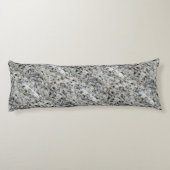 Graniet Rock Wit met tekst Lichaamskussen (Achterkant)