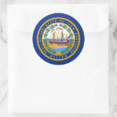 Graniet Stater Seal, Zegel van New Hampshire Stick (Tas)