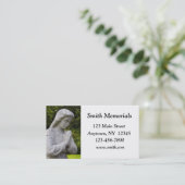 Graniet Statue Visitekaartje (Staand voorkant)