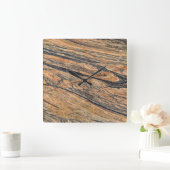 Graniet Stone Patroon Acrylwand Vierkante Klok (Huis)