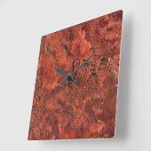 Graniet Stone Patroon Acrylwand Vierkante Klok (Hoek)