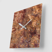 Graniet Stone Patroon Acrylwand Vierkante Klok (Hoek)