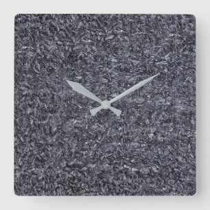 Graniet Stone Patroon Acrylwand Vierkante Klok
