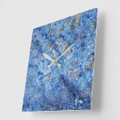 Graniet Stone Patroon Acrylwand Vierkante Klok (Hoek)