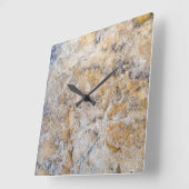 Graniet Stone Patroon Acrylwand Vierkante Klok (Hoek)