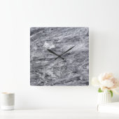 Graniet Stone Patroon Acrylwand Vierkante Klok (Huis)