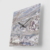 Graniet Stone Patroon Acrylwand Vierkante Klok (Hoek)