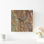 Graniet Stone Patroon Acrylwand Vierkante Klok (Huis)