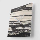 Graniet Stone Patroon Acrylwand Vierkante Klok (Hoek)