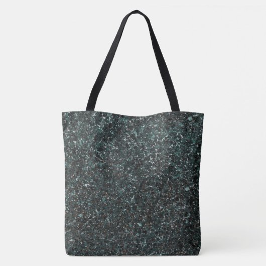 Graniet Stone Pattern All-Over-Print Canvas tas (Achterkant)