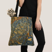 Graniet Stone Pattern All-Over-Print Canvas tas (Dichtbij)