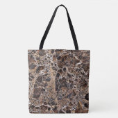 Graniet Stone Pattern All-Over-Print Canvas tas (Voorkant)