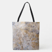 Graniet Stone Pattern All-Over-Print Canvas tas (Voorkant)