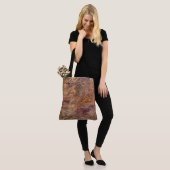 Graniet Stone Pattern All-Over-Print Canvas tas (Op model)