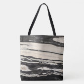 Graniet Stone Pattern All-Over-Print Canvas tas (Voorkant)