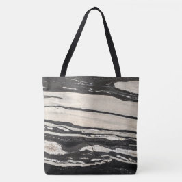 Graniet Stone Pattern All-Over-Print Canvas tas