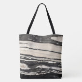 Graniet Stone Pattern All-Over-Print Canvas tas (Achterkant)