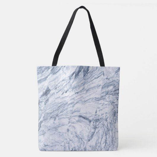 Graniet Stone Pattern All-Over-Print Canvas tas (Voorkant)