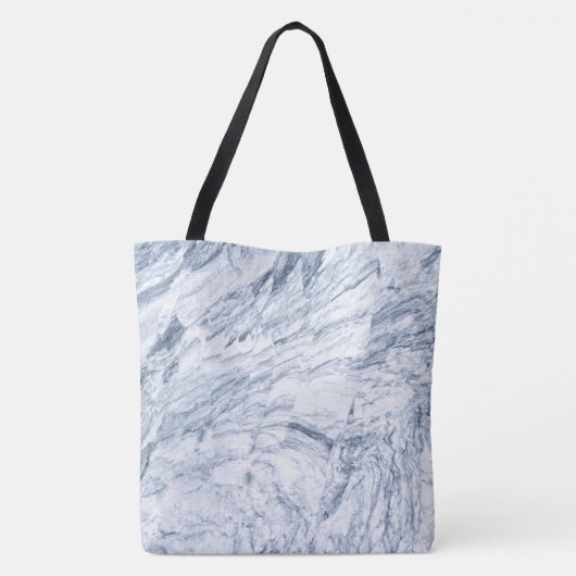 Graniet Stone Pattern All-Over-Print Canvas tas (Achterkant)