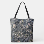 Graniet Stone Pattern All-Over-Print Canvas tas (Achterkant)