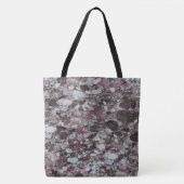 Graniet Stone Pattern All-Over-Print Canvas tas (Voorkant)