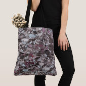 Graniet Stone Pattern All-Over-Print Canvas tas (Dichtbij)