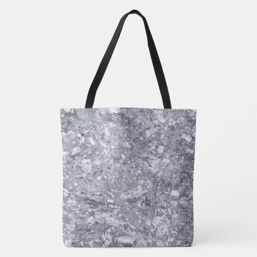 Graniet Stone Pattern All-Over-Print Canvas tas (Voorkant)