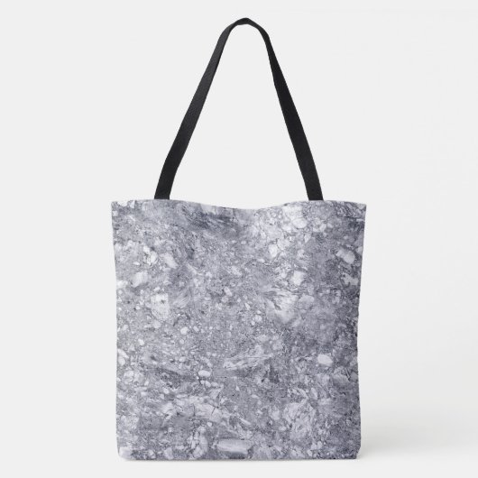 Graniet Stone Pattern All-Over-Print Canvas tas (Achterkant)
