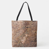 Graniet Stone Pattern All-Over-Print Canvas tas (Voorkant)