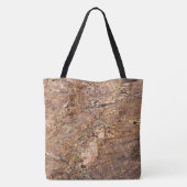 Graniet Stone Pattern All-Over-Print Canvas tas (Achterkant)