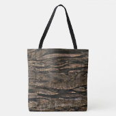 Graniet Stone Pattern All-Over-Print Canvas tas (Voorkant)