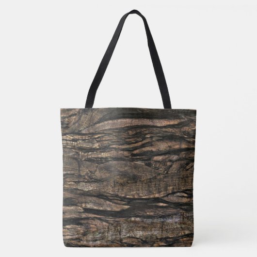 Graniet Stone Pattern All-Over-Print Canvas tas (Voorkant)