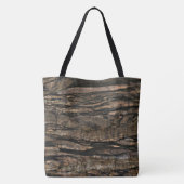 Graniet Stone Pattern All-Over-Print Canvas tas (Achterkant)