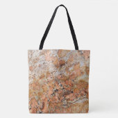 Graniet Stone Pattern All-Over-Print Canvas tas (Voorkant)