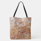 Graniet Stone Pattern All-Over-Print Canvas tas (Achterkant)