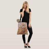 Graniet Stone Pattern All-Over-Print Canvas tas (Op model)