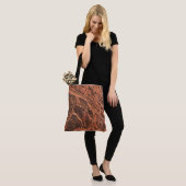 Graniet Stone Pattern All-Over-Print Canvas tas (Op model)