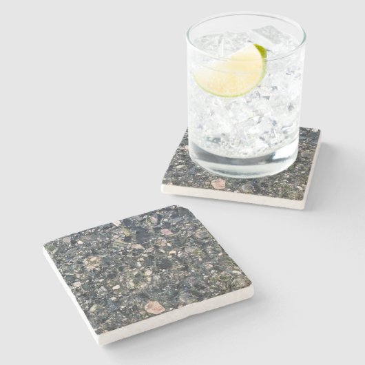 Graniet Stone Pattern Stone Onderzetter (Zijkant)