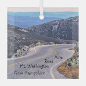 Graniet Topjes Auto Road Glass Ornament (Voorkant)