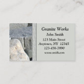 Graniet Visitekaartje (Voorkant)