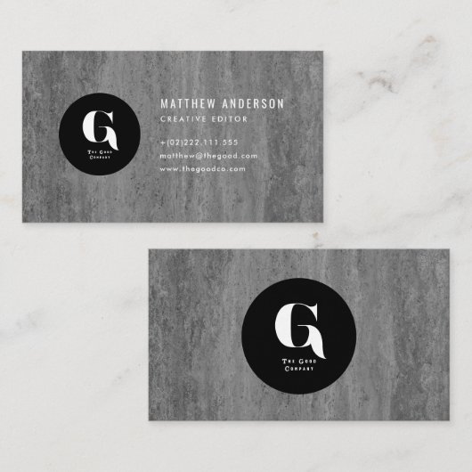 Graniet Visitekaartje (Voorkant / Achterkant)