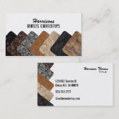 Graniet-Visitekaartjes Visitekaartje (Voorkant / Achterkant)