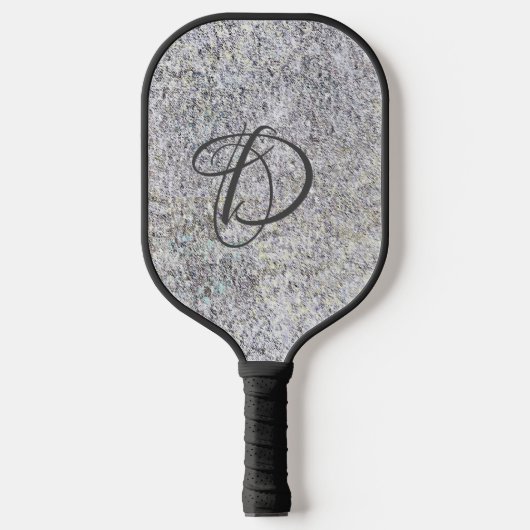 Graniet zwart-II-D Pickleball Paddle (Voorkant)
