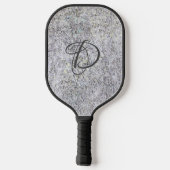Graniet zwart-II-D Pickleball Paddle (Achterkant)