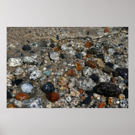 Granietkeitjes in Tenaya Lake in Yosemite Poster
