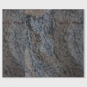 Granietsteen rode zwarte textuur cadeaupapier (Vlak)