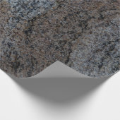 Granietsteen rode zwarte textuur cadeaupapier (Hoek)