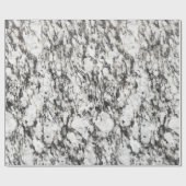 Graniettextuur | Achtergrond marmer in zwart Cadeaupapier (Vlak)